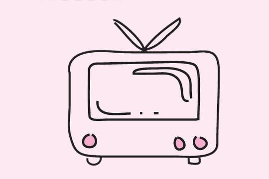 电视机简笔画，探寻屏幕中的自信与成长火花