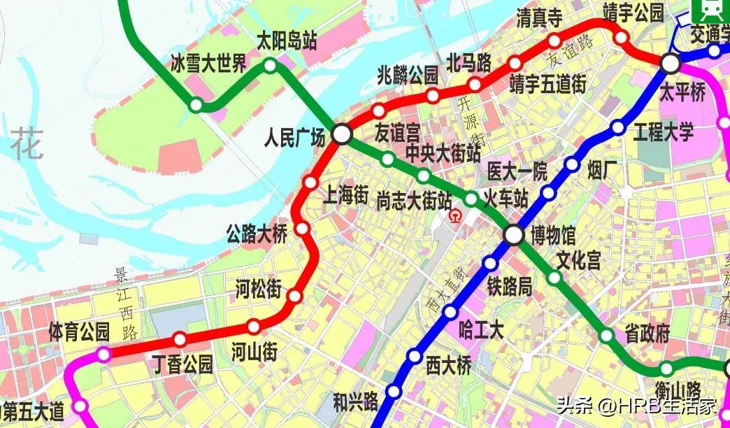 哈尔滨地铁规划图更新,哈尔滨地铁规划图更新了!小城的地铁梦与友情之旅